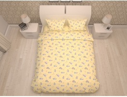 Bērnu gultas veļa  "Teddy Yellow"